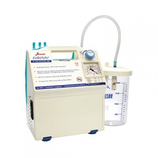 EUROVAC AC DC Battery Operated Suction Unit Anand Medicaids Suction Units Rs.25,500.00