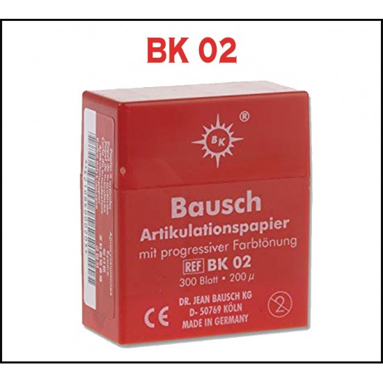 Articulating Paper in Dispenser Box 200 Microns BK 02 BAUSCH Articulating Papers Rs.11,703.38