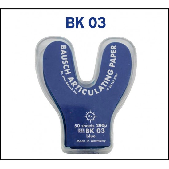 Articulating Paper Horseshoe 200 Microns With Dispenser BK 03 BAUSCH Articulating Papers Rs.1,296.61