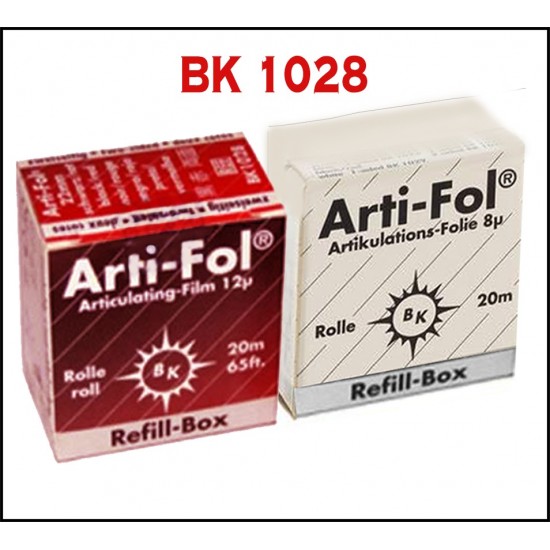 Arti-Fol Metallic 12 Micron Refill BK 1028 Arti-Fol Metallic 12 Micron Refill BK 1028 BAUSCH Articulating Papers Rs.1,358.38
