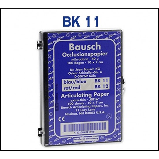 Articulating Paper 40 Microns 100 X 70 mm BK 11 BAUSCH Articulating Papers Rs.2,394.91