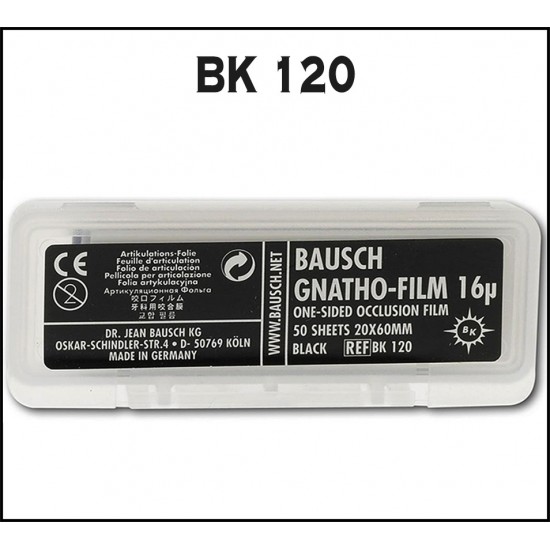 Gnatho Film 16 Micron One Sided Wide BK 120 BAUSCH Articulating Papers Rs.442.37