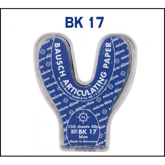 Articulating Paper 40 Microns Horseshoe BK 17 Articulating Paper 40 Microns Horseshoe BK 17 BAUSCH Articulating Papers Rs.2,900.21