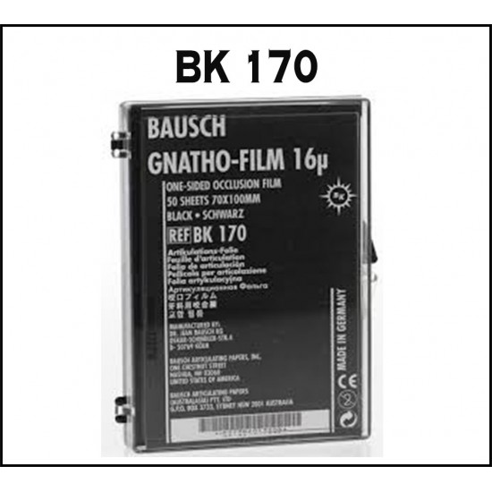 Gnatho Film 16 Micron One Sided Wide BK 170 BAUSCH Articulating Papers Rs.1,769.49