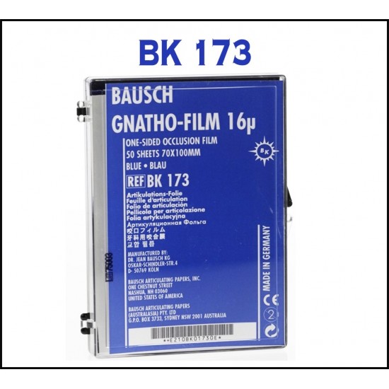 Gnatho Film 16 Micron One Sided Wide BK 173 BAUSCH Articulating Papers Rs.1,769.49