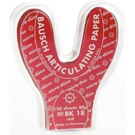 Articulating Paper 40 Microns Horseshoe BK 18 BAUSCH Articulating Papers Rs.2,900.21