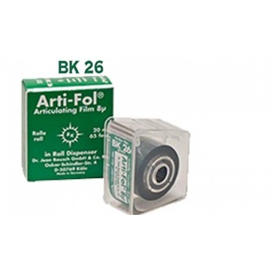 Arti-Fol Plastic With Dispenser 8 Micron BK 26 BAUSCH Articulating Papers Rs.1,530.50