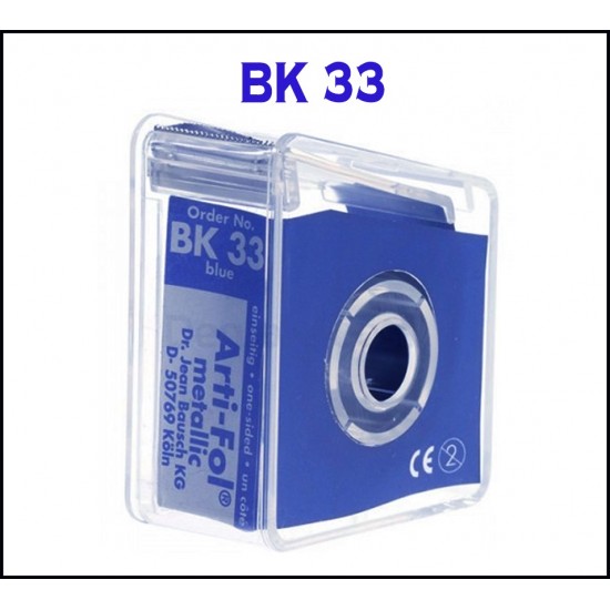 Arti-Fol Metallic with Dispenser 12 Micron BK 33 Arti-Fol Metallic with Dispenser 12 Micron BK 33 BAUSCH Articulating Papers Rs.1,472.41