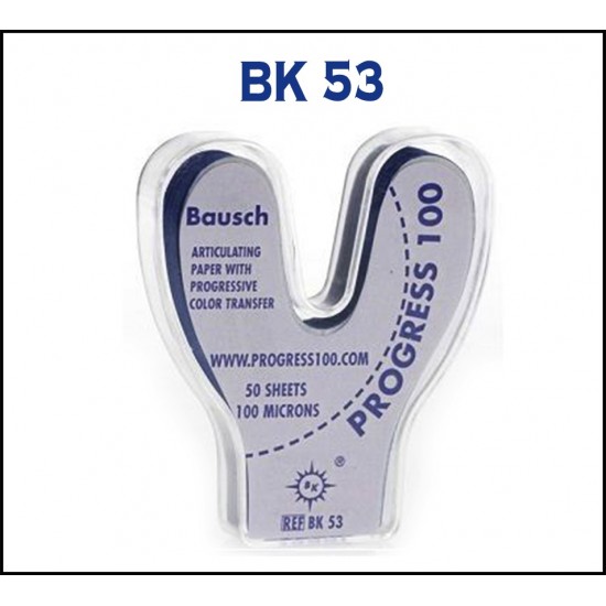 Articulating Paper Horseshoe 100 Microns BK 53 Articulating Paper Horseshoe 100 Microns BK 53 BAUSCH Articulating Papers Rs.1,864.06