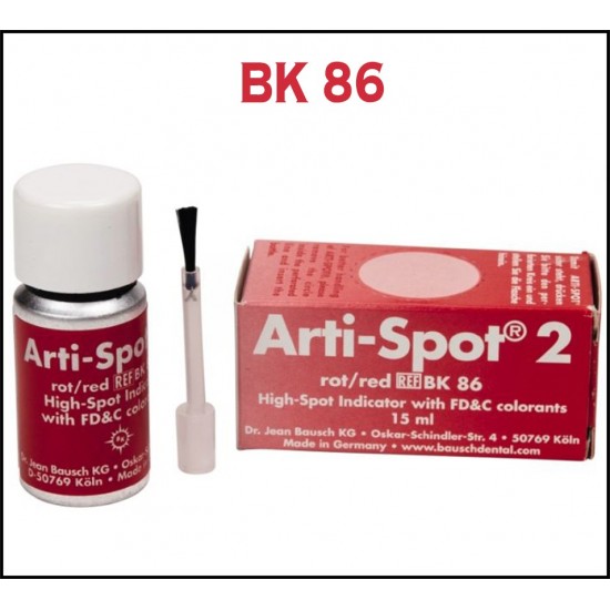 Arti-Spot 2 Red 15 ml. BK 86 BAUSCH Articulating Papers Rs.2,409.40