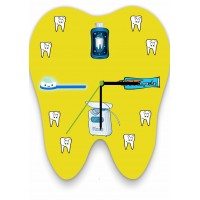 Dental Oral Care Wall Clock