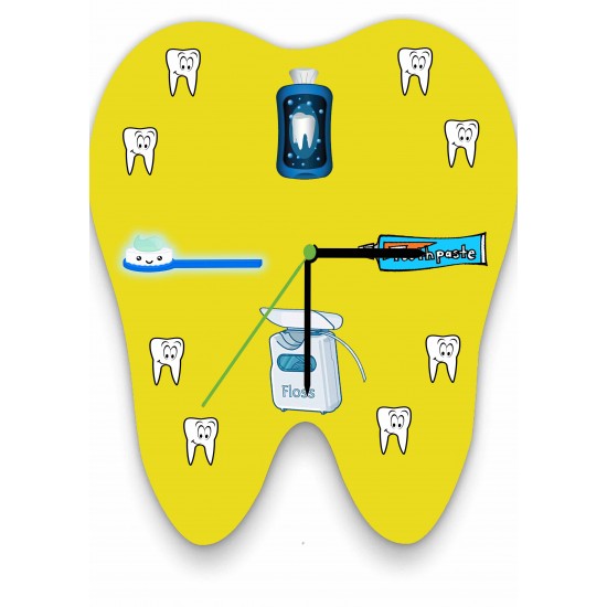 Dental Oral Care Wall Clock Zahnsply Clocks Rs.491.07