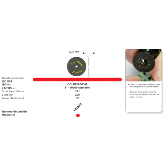 Separating Discs Golden Devil 133622 DFS Separating Discs Rs.2,098.21