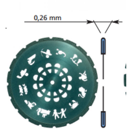 Plastro Disc High-Tech Mini 0.26mm 153722 DFS Plastercut Rs.279,017.00