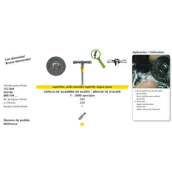 Special Wire Brush Wheel 60014 DFS Polishing and Finishing Rs.781.25