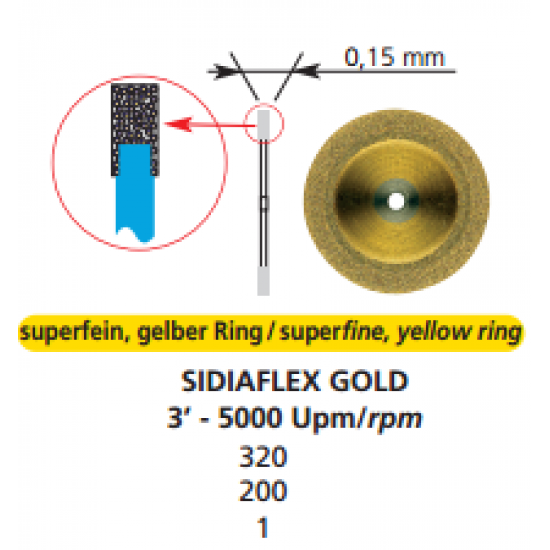 Zirconia Disc - SIDIAFLEX GOLD 181220 Zirconia Disc - SIDIAFLEX GOLD 181220 DFS Zirconia Tools Rs.2,508.92