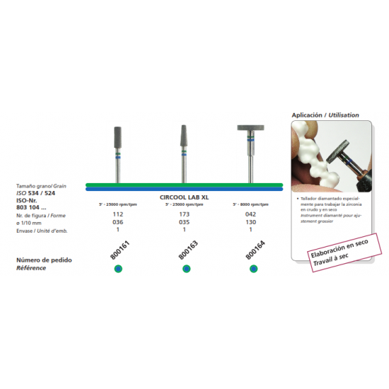 Zirconia Instrument - CIRCOOL LAB XL 800162 DFS Zirconia Tools Rs.3,085.71