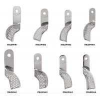 Impression Trays Half Perforated Set of 8 IMPTHLRS8