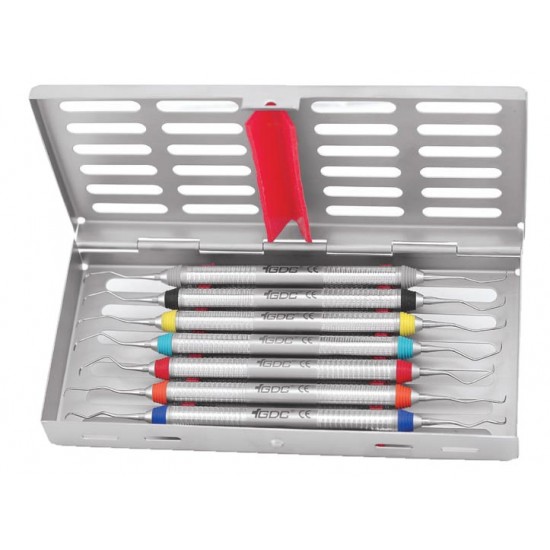 Gracey Curettes Color Coded With Cassette GCCCWC7 GDC Instrument Kits Rs.15,535.71