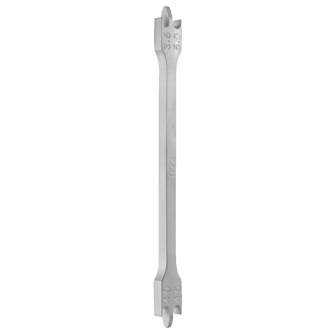 DDP Stainless Steel Orthodontic Bracket Height Gauge – Wick Type .022 – Silver