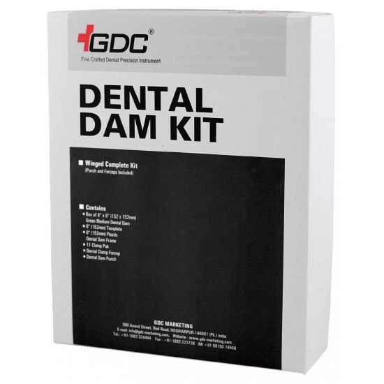 Rubber Dam Kit Adult DDK GDC Rubber Dam Frame, Clamp, Forcep and Punch Rs.15,135.71