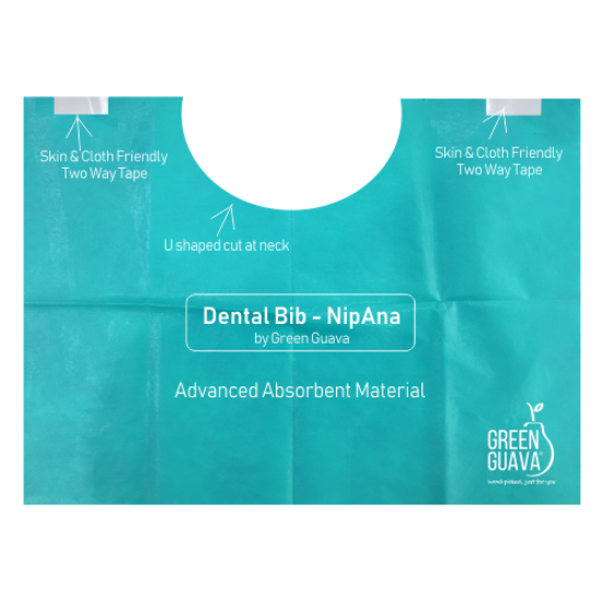 Dental Bib NipAna Advance Green Guava COVID PROTECTION Rs.202.80