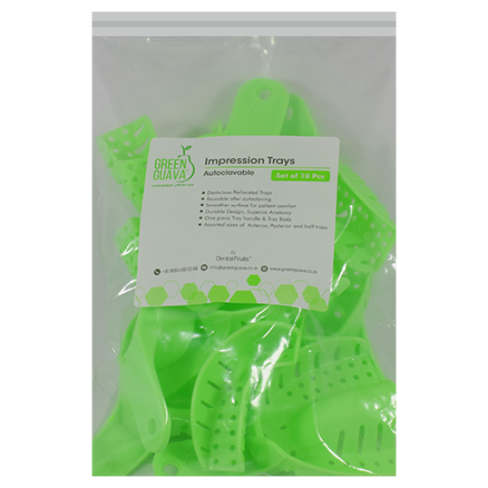 Impression Trays ABS - Assorted Impression Trays ABS - Assorted Green Guava Impression Trays Rs.218.40