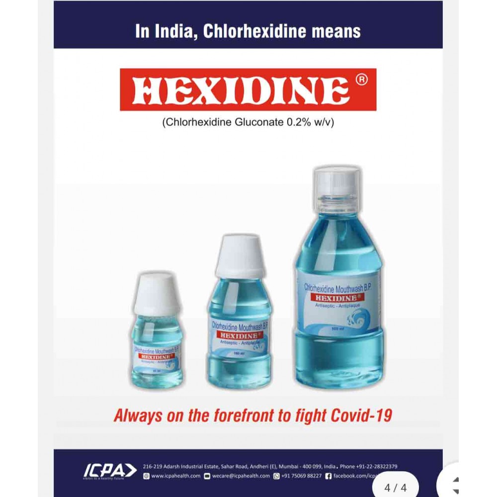 Buy Hexidine Mouthwash ICPA Online at Lowest Best Price Guaranteed