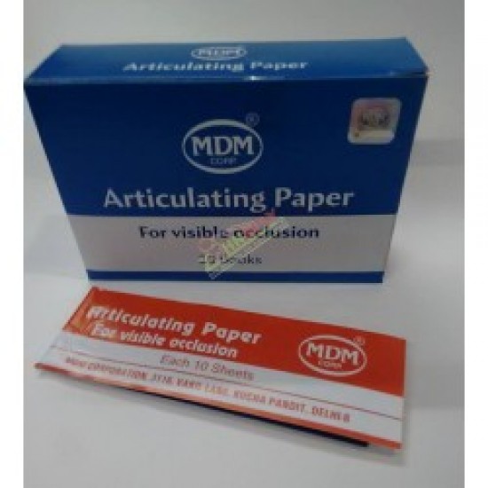 Articulating Papers MDM CORP. Bite Registration Rs.50.84