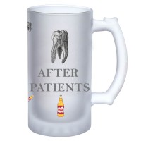 After Patient Dental Beer Frosted Mug for Gift