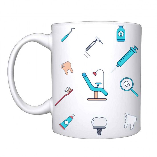 Dentist Abstract Coffee Mug Zahnsply Dental Coffee Mugs Rs.178.57