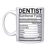 Dentist Nutrition Coffee Mug