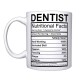 Dentist Nutrition Coffee Mug Zahnsply Dental Coffee Mugs Rs.178.57