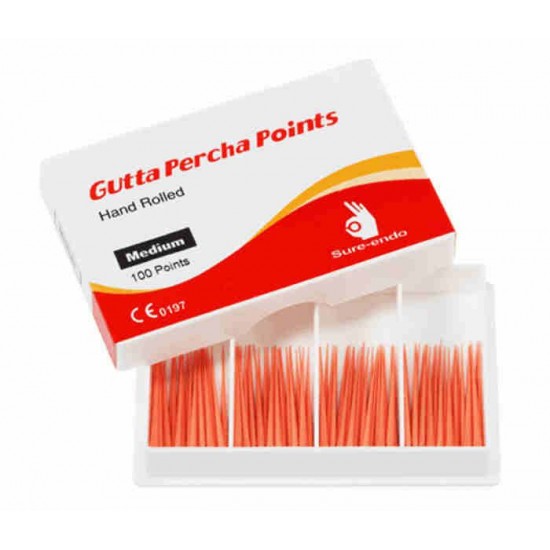 Sure Endo Gutta Percha Points Oro G.P-P.P Rs.401.78