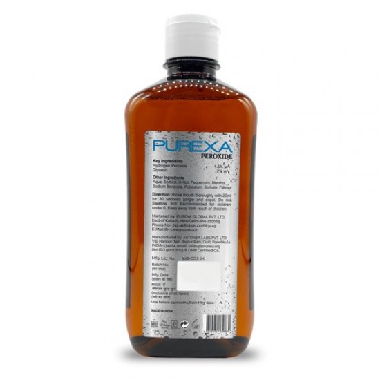 Peroxide Mouthrinse Peroxide Mouthrinse PUREXA Mouthwash Rs.40.68