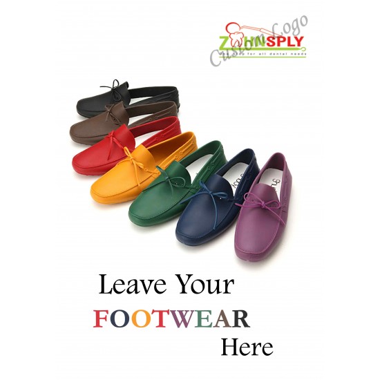 Leave Your Footwear here Poster Plates Zahnsply Dental Poster Plates Rs.178.57