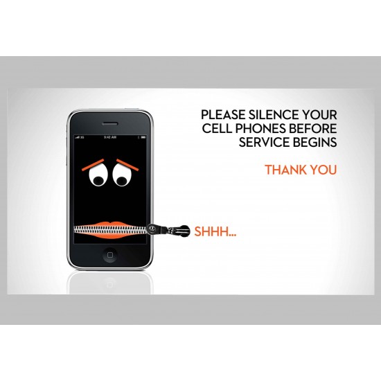 Please Silence Your Phone Poster Plates Zahnsply Dental Poster Plates Rs.178.57