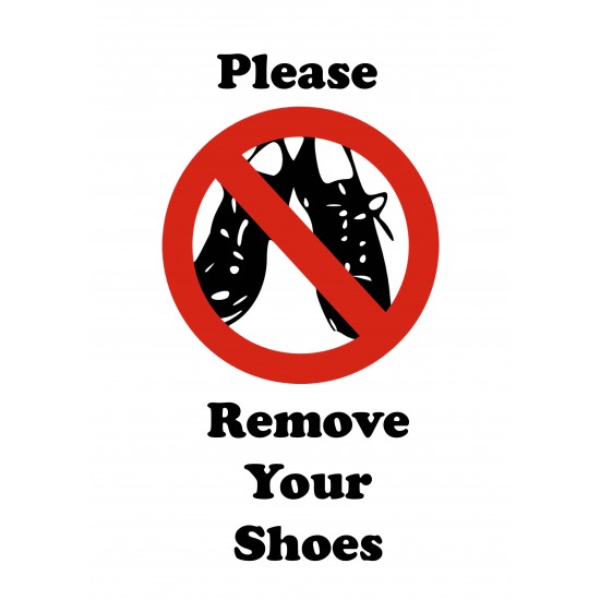 Remove Your Shoes Poster Plates Zahnsply Dental Poster Plates Rs.178.57