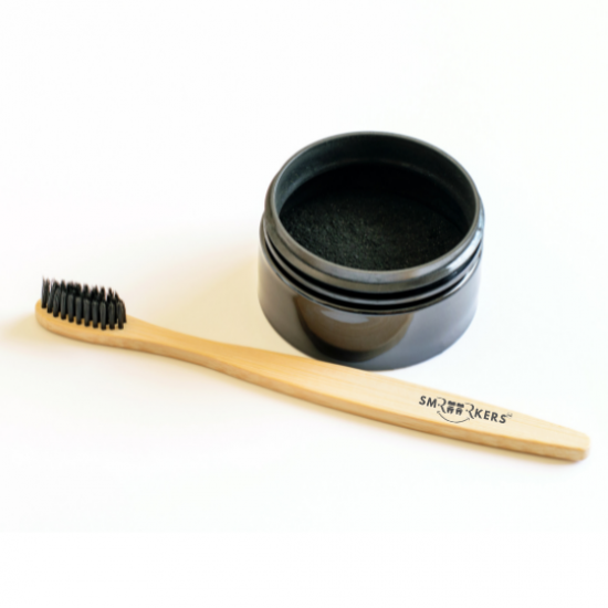 Bamboo Toothbrush With Charcoal Bristles Smriirkers Tooth Brushes Rs.33.90