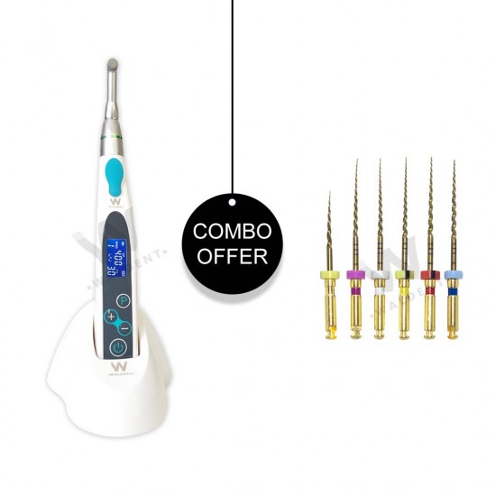Combo Endopro Endomotor and Wal-Flex Rotary Files 2 Pk WALDENT Rotary Files Rs.16,100.89