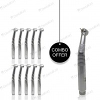 Combo Offer Eco Air Rotor 10 Pcs and LED Air Rotor Handpiece 