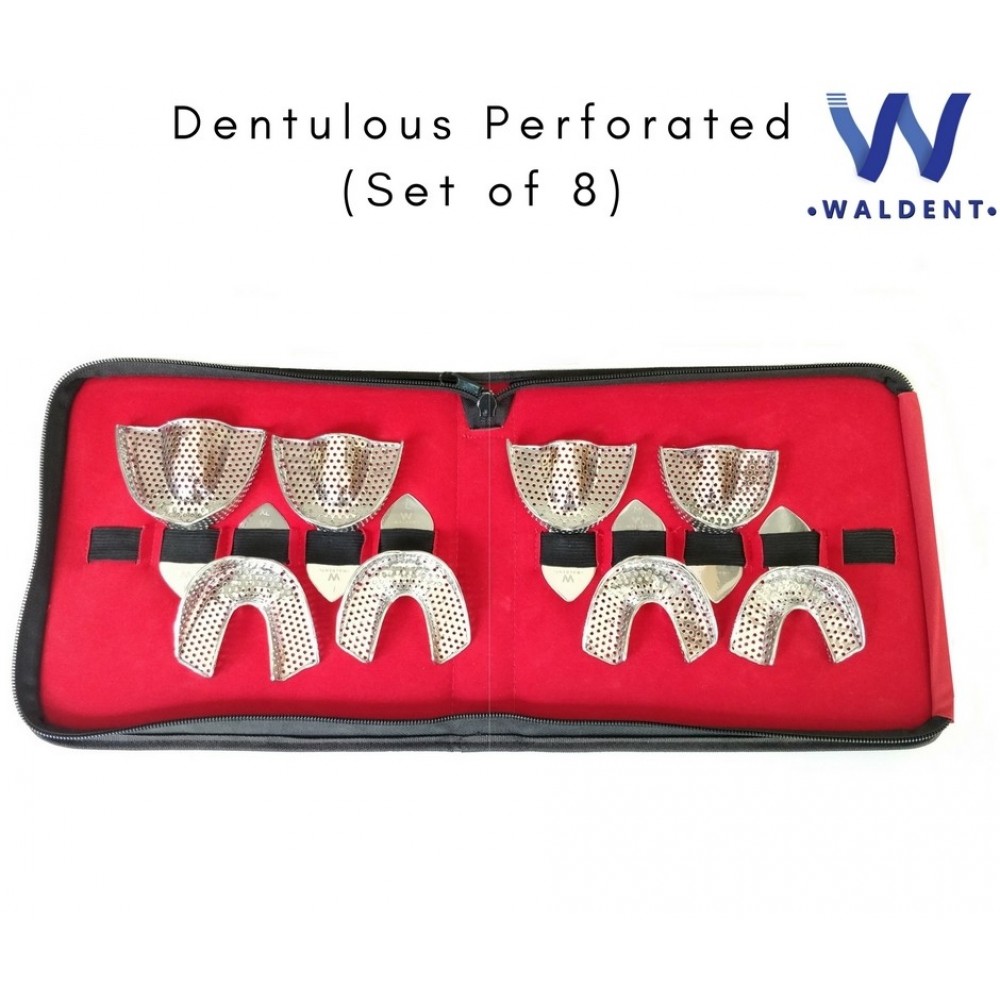 Buy Dentulous Perforated Rim Lock Impression Trays WALDENT