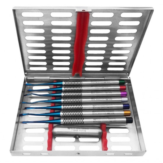 Luxating Elevators Premium Set With Cassette WALDENT Dental Instruments Rs.13,392.85