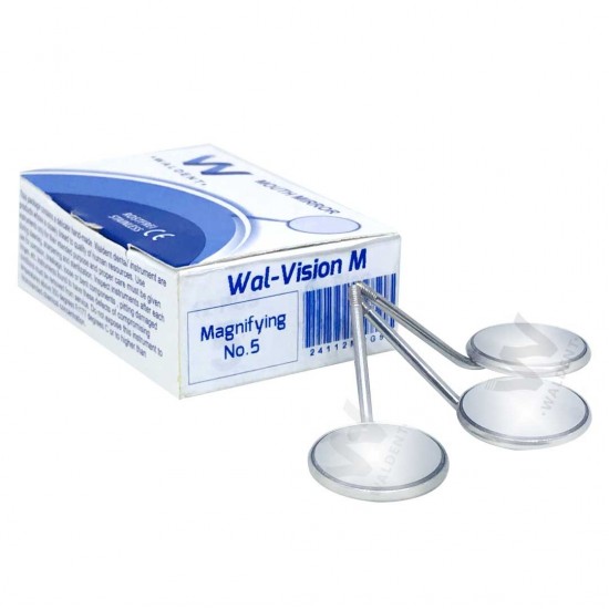 Mouth Mirror Tops Plain No. 5 Mouth Mirror Tops Plain No. 5 WALDENT Dental Instruments Rs.1,089.28