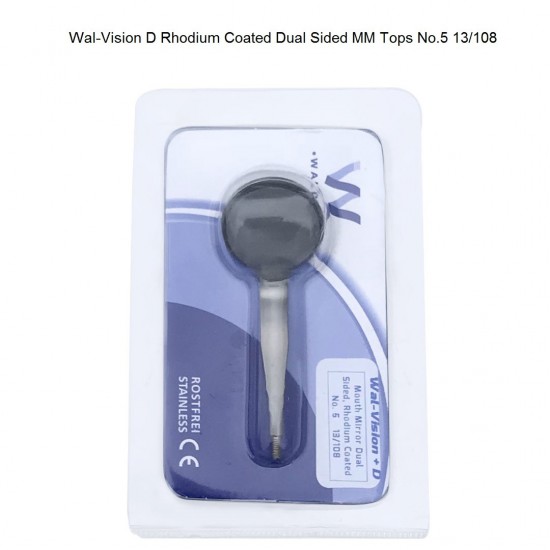 Mouth Mirror Tops Rhodium Coated Mouth Mirror Tops Rhodium Coated WALDENT Dental Instruments Rs.250.00