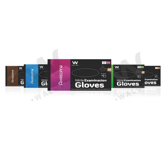 Nitrile Examination Gloves - Black Nitrile Examination Gloves - Black WALDENT COVID PROTECTION Rs.513.39