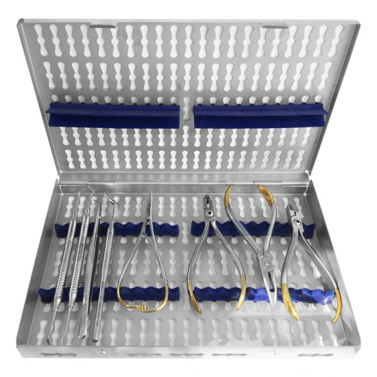Orthodontic Classic Set With Cassette WALDENT Dental Instruments Rs.10,267.85