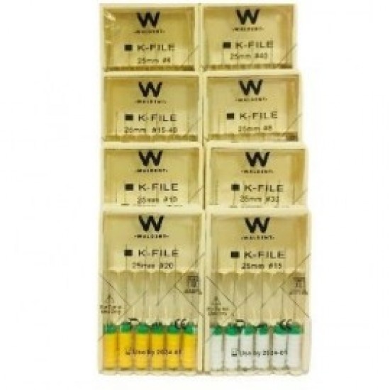 Stainless Steel K Files WALDENT Hand Files Rs.111.60